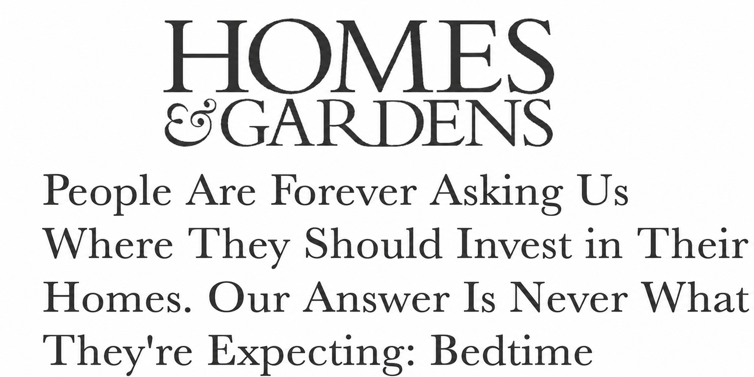 Homes & Gardens raves about Sleep Crown