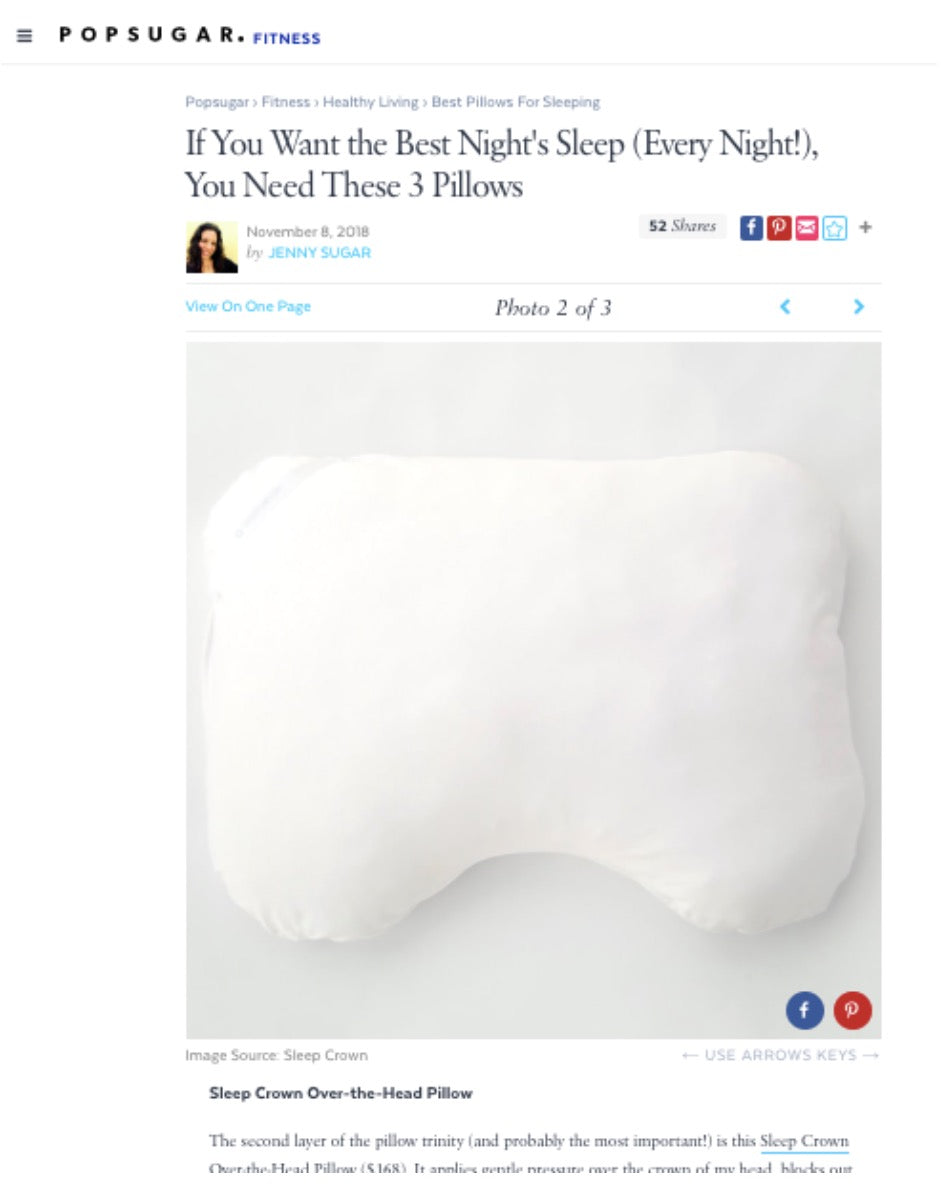 Popsugar can't stop raving about Sleep Crown