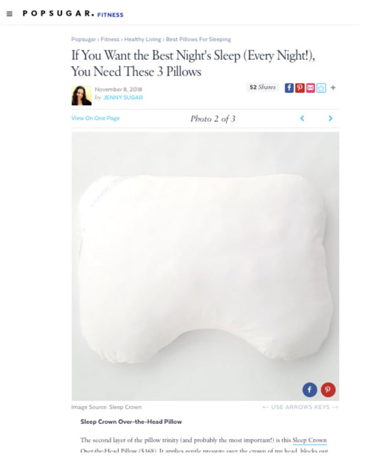 Popsugar can't stop raving about Sleep Crown