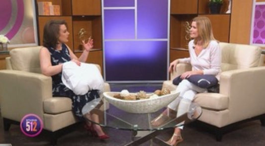 Studio 512 on KXAN in Austin, TX featured Sleep Crown Founder Julie Westervelt and her Sleep Crown