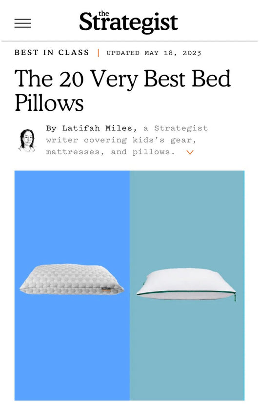 Sleep Crown among the 20 very best bed pillows